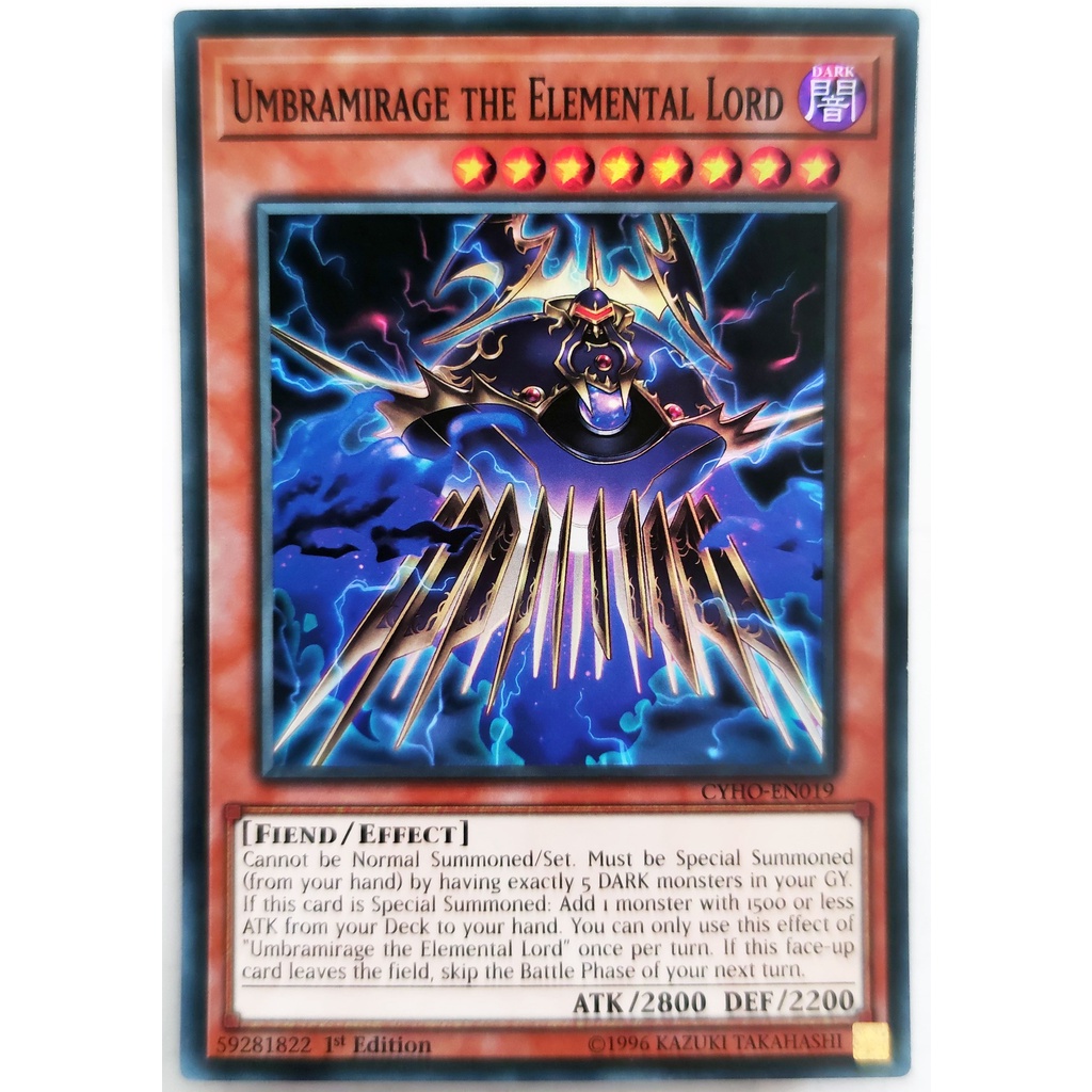 [Thẻ Yugioh] Umbramirage the Elemental Lord |EN| Super Rare