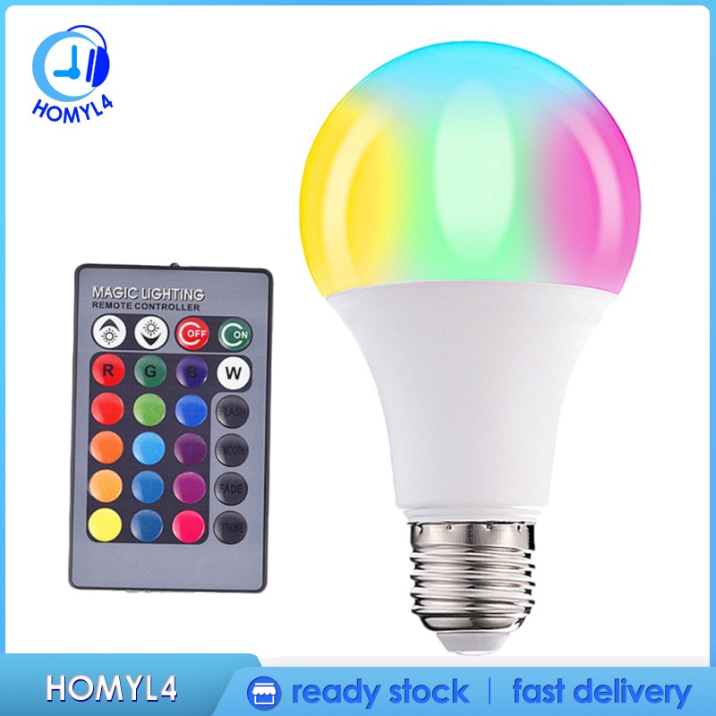 Bóng Đèn Led Thay Đổi Màu Sắc Có Điều Khiển Từ Xa Tiện Dụng Trang Trí Nhà Cửa