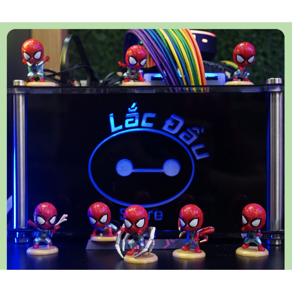 SET 8 MÔ HÌNH SPIDER MAN CHIBI KUTE 4-7CM