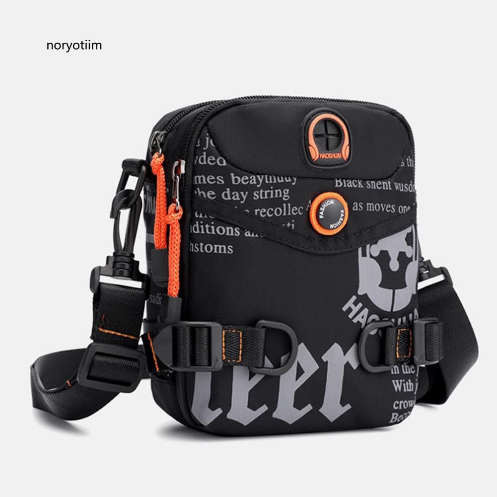 Túi đeo hông thể thao in chữ dành cho nam