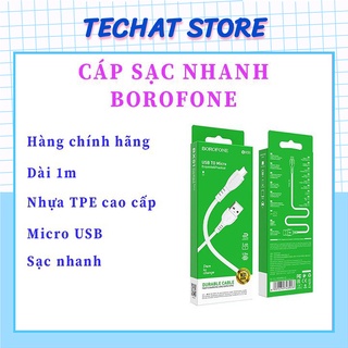 [SALE SỐC] Cáp Sạc Nhanh borofone bx51 bx54 Micro USB 1m - BH 12 Tháng
