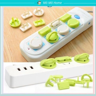 Nút bịt ổ điện chống giật cho bé [Màu sắc đẹp, có quai tháo ra dễ dàng] - Mô Mô Home