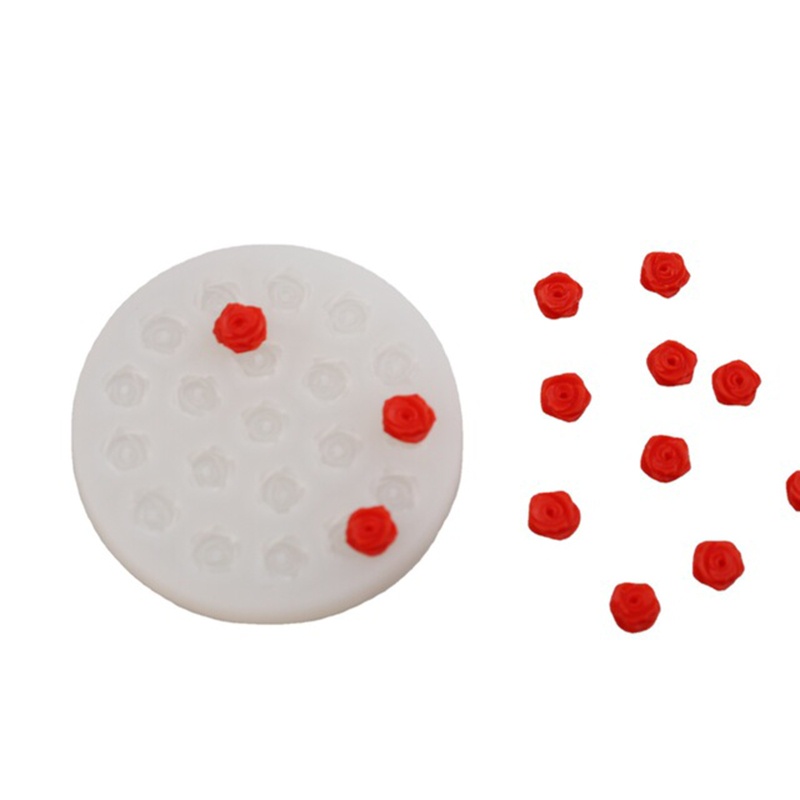 Khuôn Bánh Silicone Hình Hoa Hồng 3d