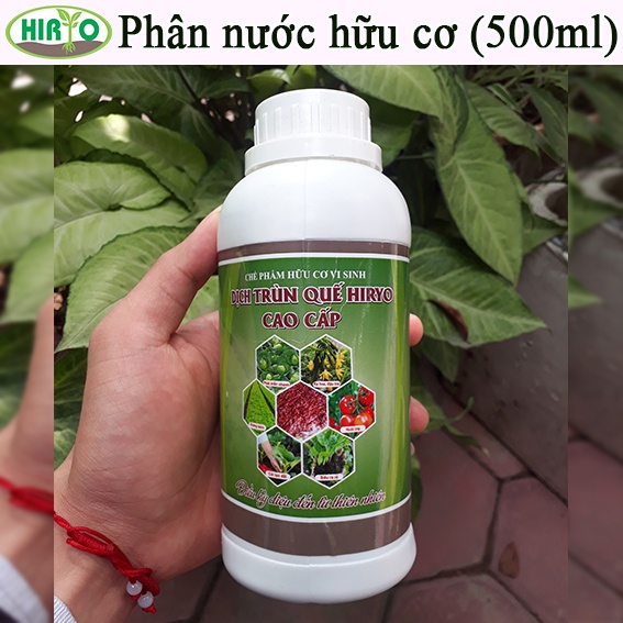 Dịch trùn quế hữu cơ HIRYO - phân bón gốc, bón lá cho cây trồng