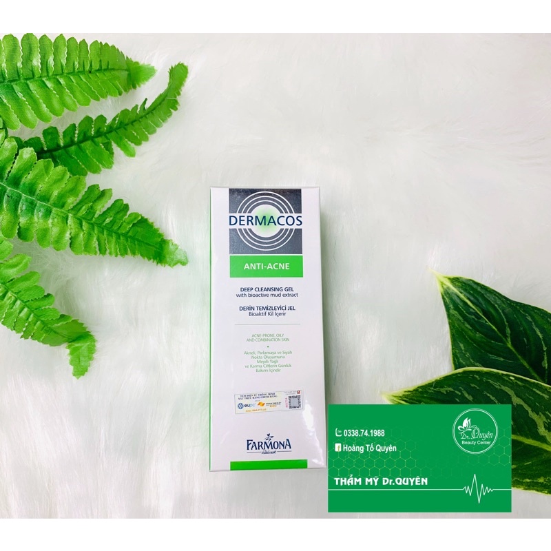 [CHÍNH HÃNG]Sữa Rửa Mặt Dermacos Giảm Viêm Ngừa Mụn - DERMACOS FARMONA 150 ml | BigBuy360 - bigbuy360.vn
