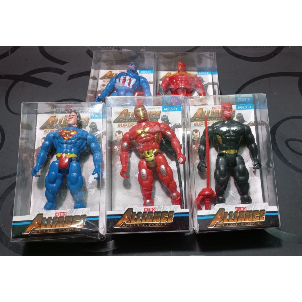 Đồ Chơi Super Man, Đồ Chơi Siêu Anh Hùng Cho Bé, Mô Hình Siêu Nhân  02086