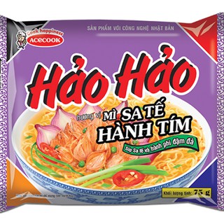 Mì Hảo Hảo vị Sa Tế Hành Tím Thùng 30 gói (75g/gói)