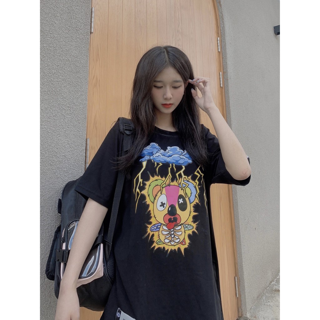 Áo Thun Mascot Thunder SGES Form Rộng Tay Lỡ Unisex Nam Nữ | BigBuy360 - bigbuy360.vn