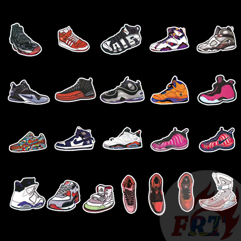 ❉ Sports Shoes - Fashion Brand Series 03 Stickers ❉ 100Pcs/Set DIY Luggage Laptop Skateboard Doodle Stickers
