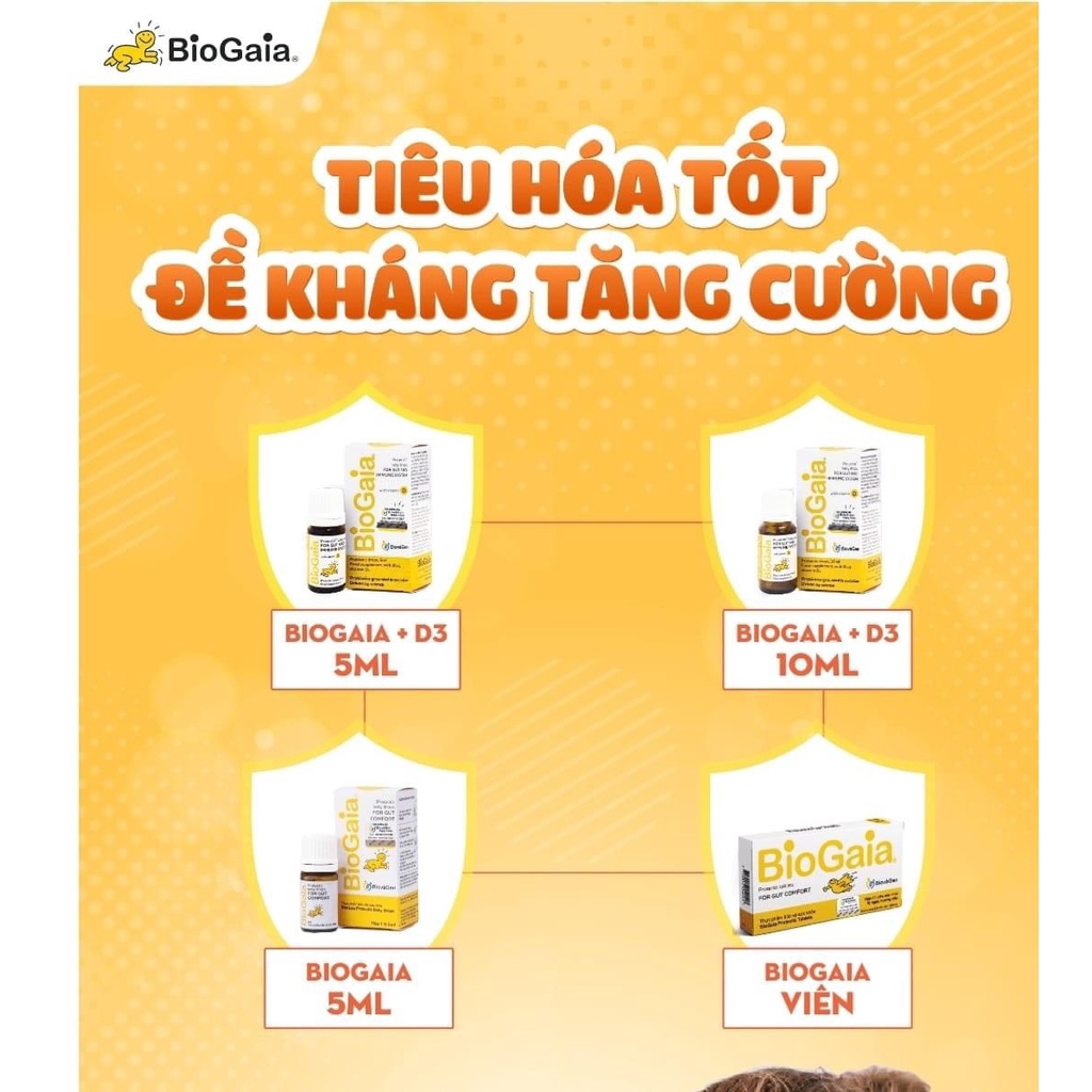 Men vi sinh BioGaia ProTectis Drops cải thiện hệ tiêu hóa xuất xứ Thụy Điển dung tích 5ml