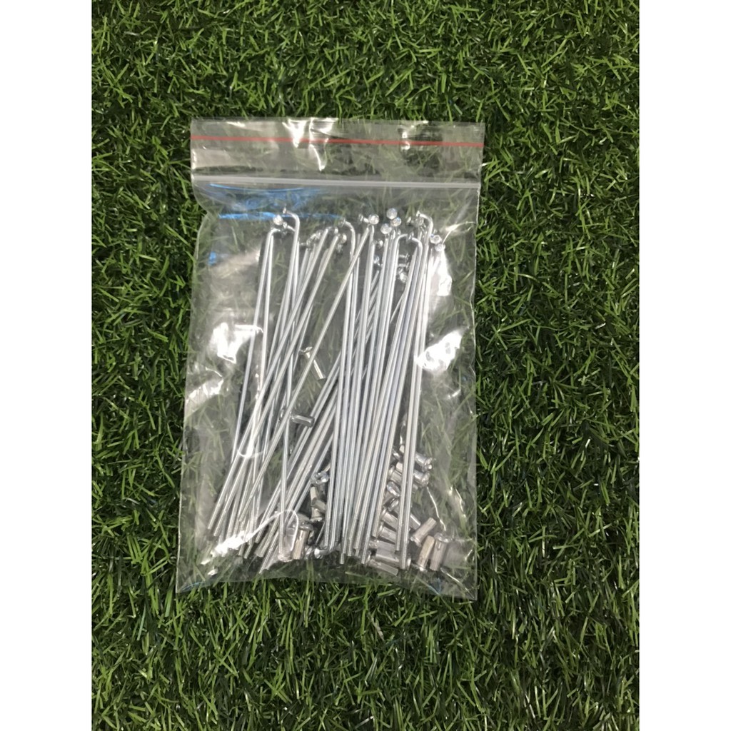 Bộ 32 nan hoa xe đạp trẻ em inox dài 11cm.
