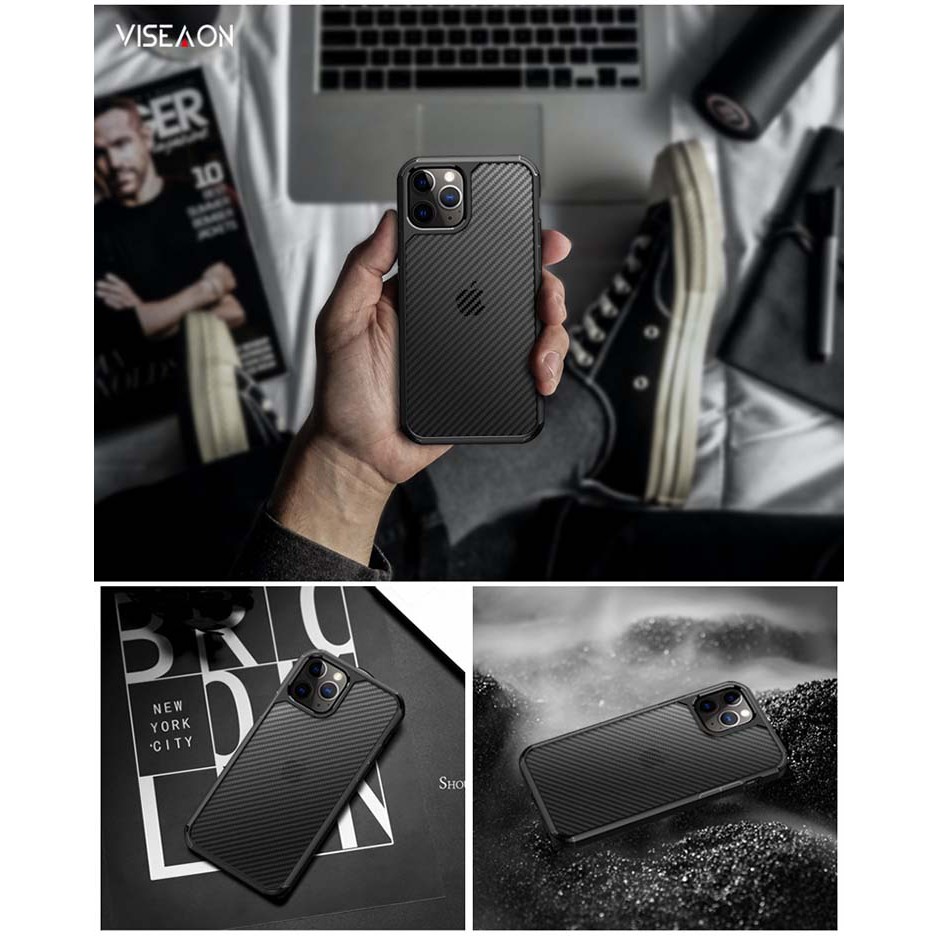 [XẢ HÀNG]Ốp lưng iPhone 12 pro max chống sốc cao cấp vân carbon 3D