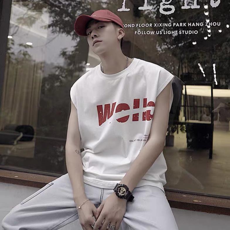 Áo thun nam sát nách tanktop form rộng WELB GEE nam nữ ulzzang
