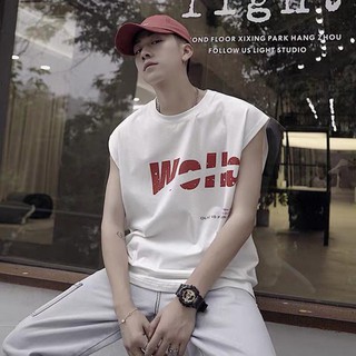 Áo thun nam sát nách tanktop form rộng WELB GEE nam nữ ulzzang