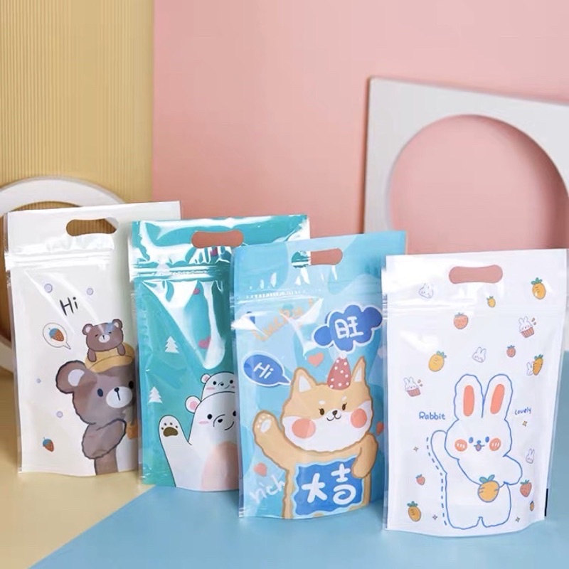 Set 50 túi zip cực dễ thương gồm 04 hình