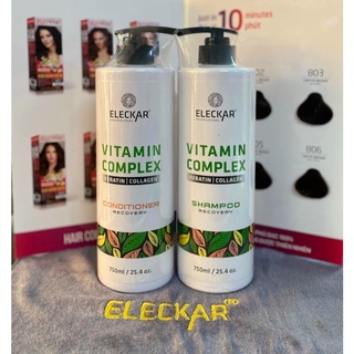 Dầu gội Vitamin phục hồi chuyên sâu Eleckar Pro 500ml