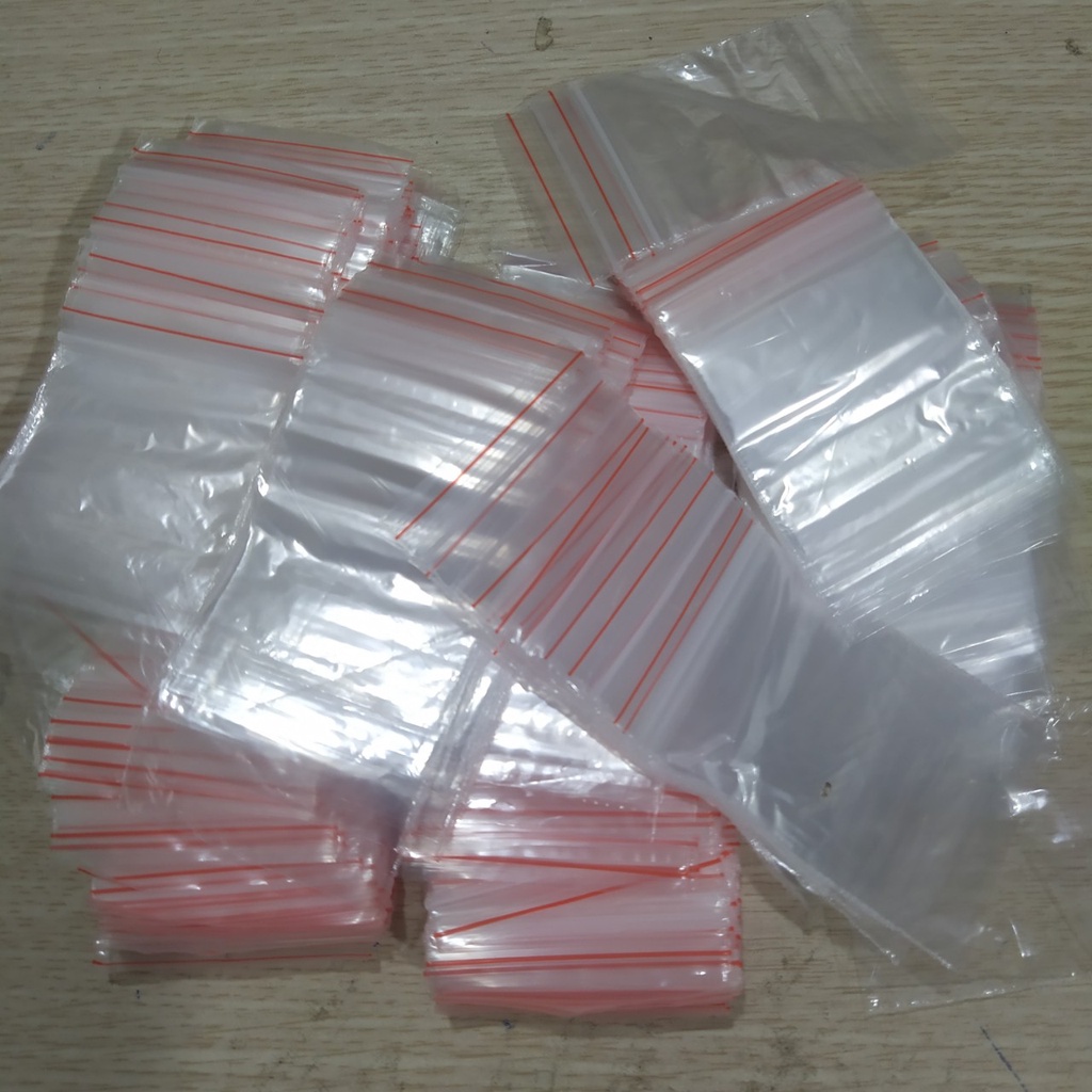 COMBO 500 Túi Zip Số 1 KT 5X7 Siêu Mỏng Và Dai Để Đóng Gói Hàng Dùng