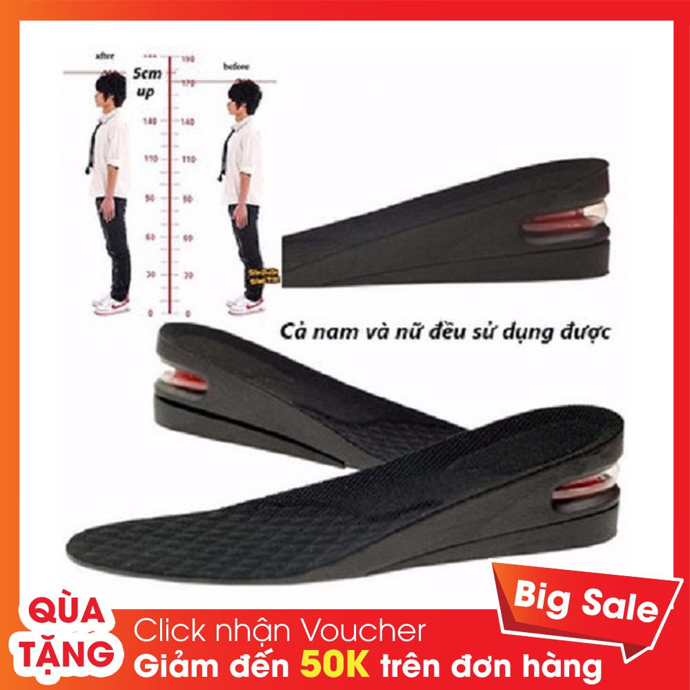 [SOCK] 02 Miếng Lót Giày Độn Đế Tăng Chiều Cao (Loại 3cm,4,5cm, 6cm ) | BigBuy360 - bigbuy360.vn