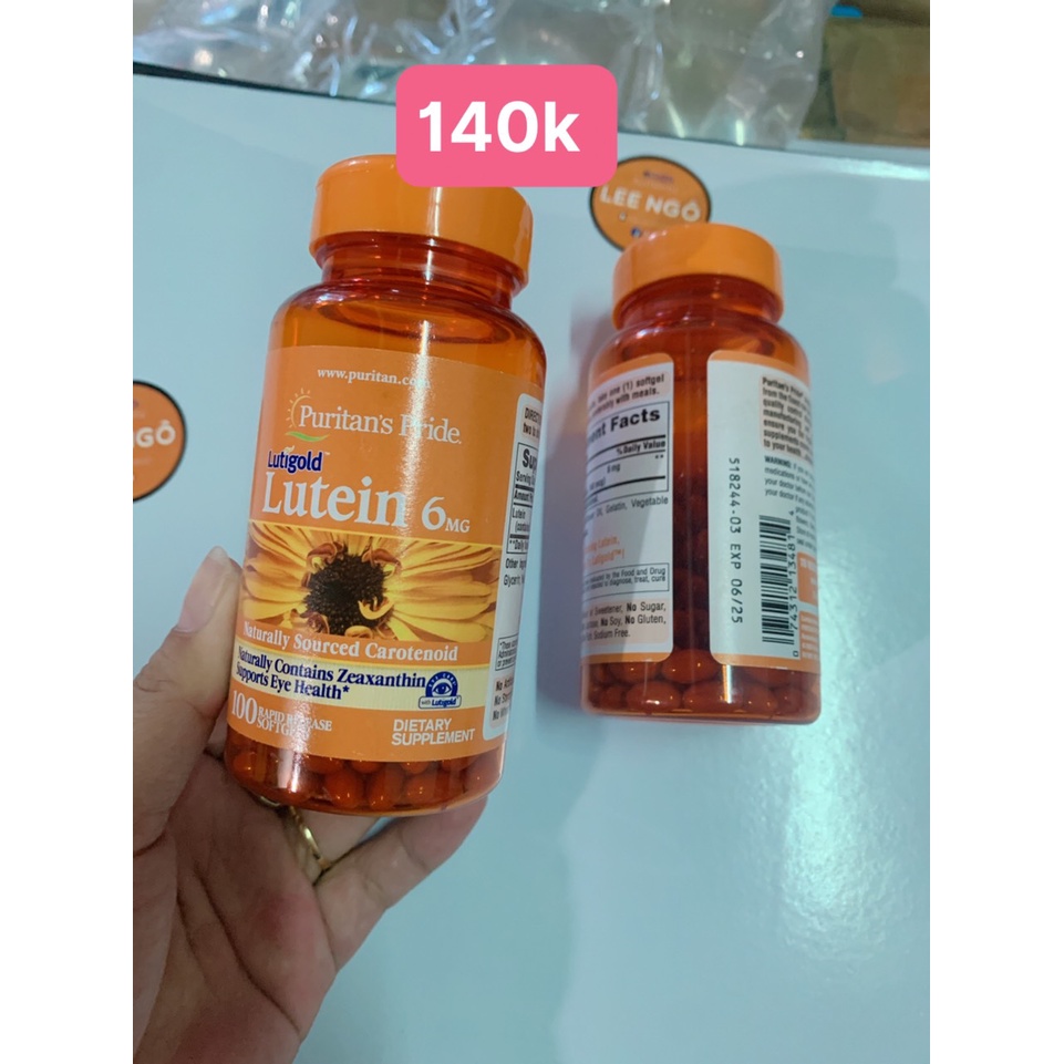 Viên uống bổ mắt, giảm nhức mỏi mắt, tăng cường thị lực Luitigold Lutein