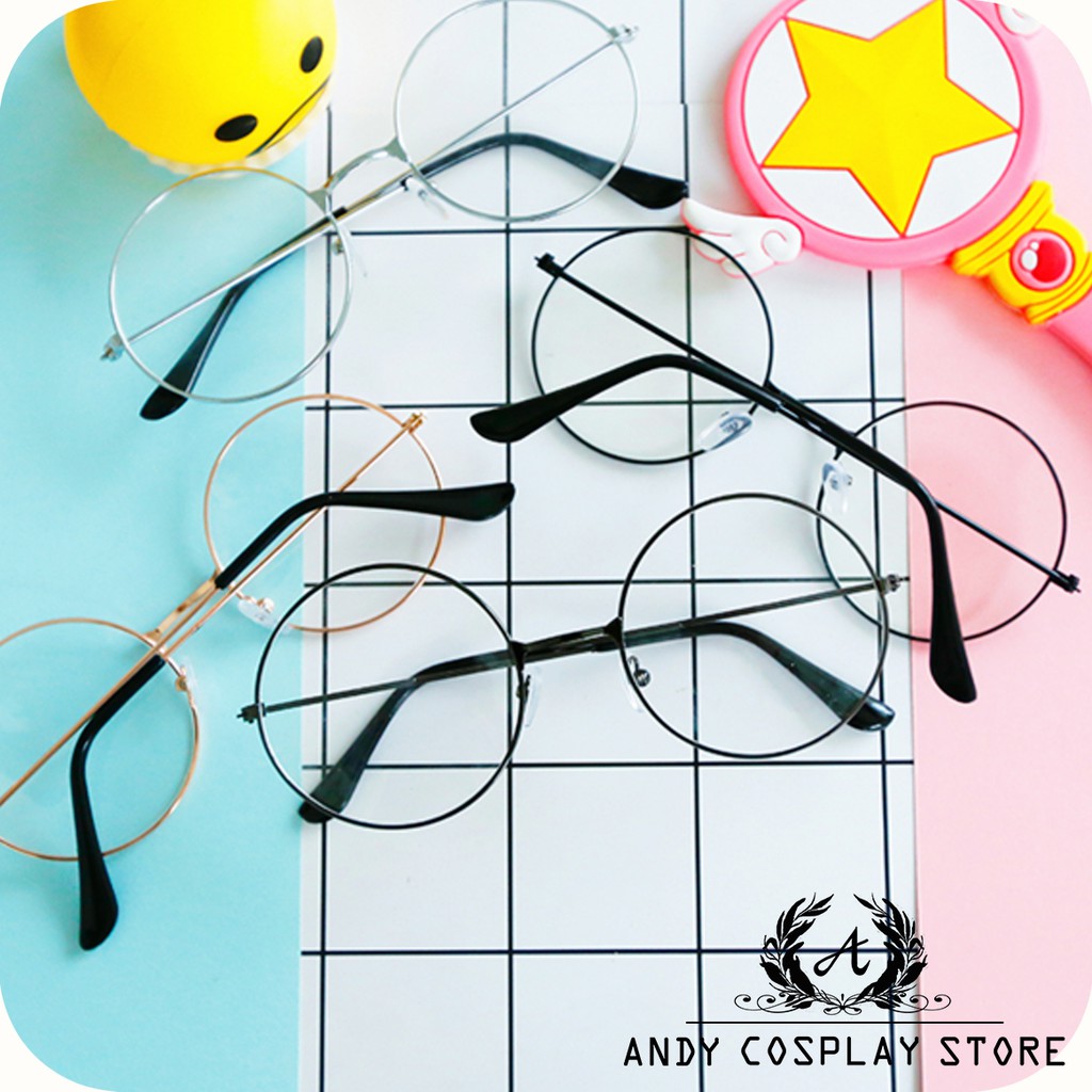 [CÓ SẴN] Kính mắt tròn cosplay | BigBuy360 - bigbuy360.vn