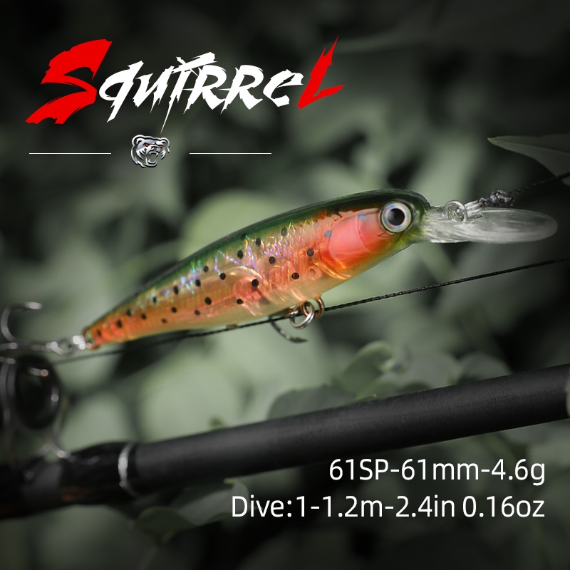 Mồi Câu Cá Giả BEARKING 6.1cm 4.6g Chất Lượng Cao