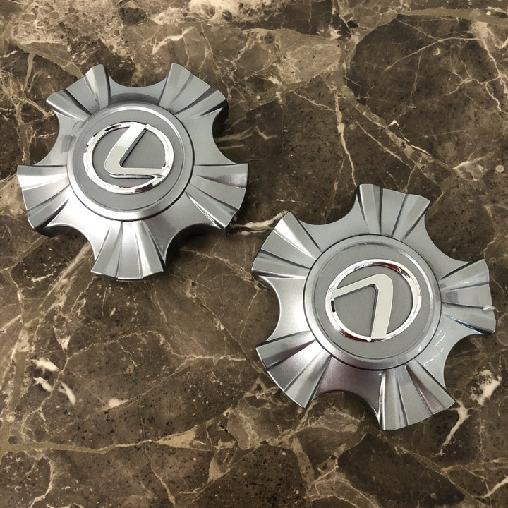 Logo chụp mâm, ốp lazang bánh xe ô tô Lexus LX460, LX470, LX570 - TY-119