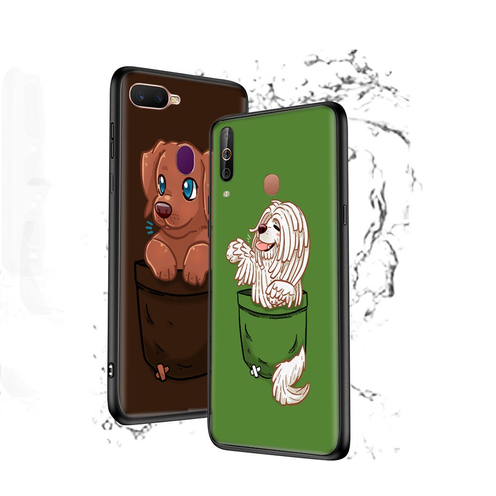 H-39 Cute Pocket Animal Soft Silicone Case Casing for Xiaomi Mi A2 Lite Redmi Note 10 10 Pro MIX MAX 2 3