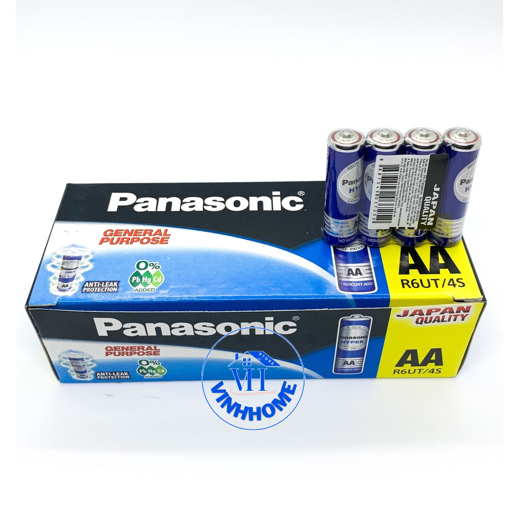 Hộp 60 viên pin AA Panasonic tiểu xanh