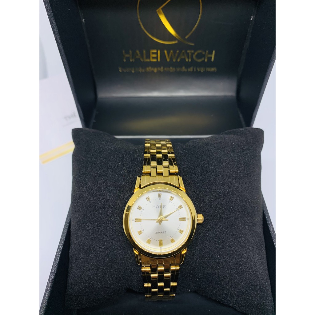 Đồng Hồ Nam HALEI WATCH Dây trắng mặt xanh, dây vàng mặt đen , dây vàng mặt trăng , Chống nước chống xước | BigBuy360 - bigbuy360.vn