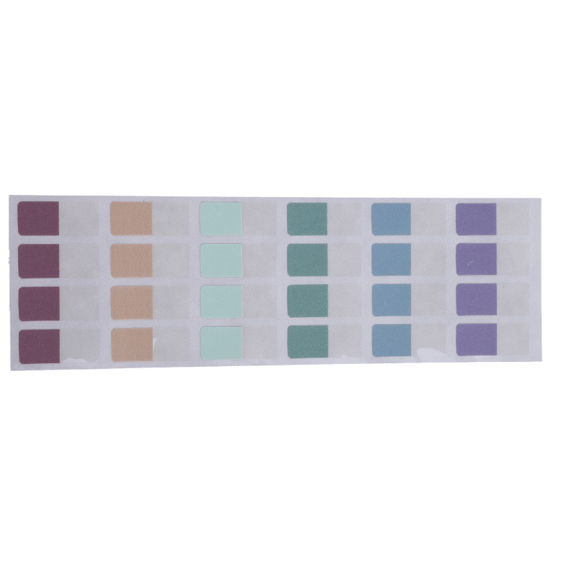 Bộ thẻ nhãn màu Morandi trong suốt dán sổ sách học sinh dễ phân loại