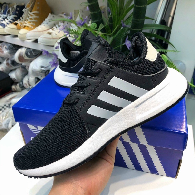 ( Video cận cảnh ) Giày thể thao Sneaker NMD XPLR Đen sọc trắng Phản quang