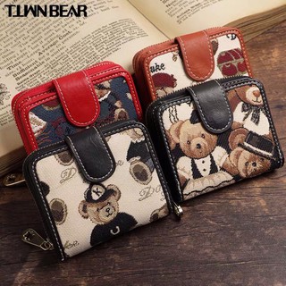 Ví ngắn/ ví vuông TTWN BEAR ( có ảnh thật )