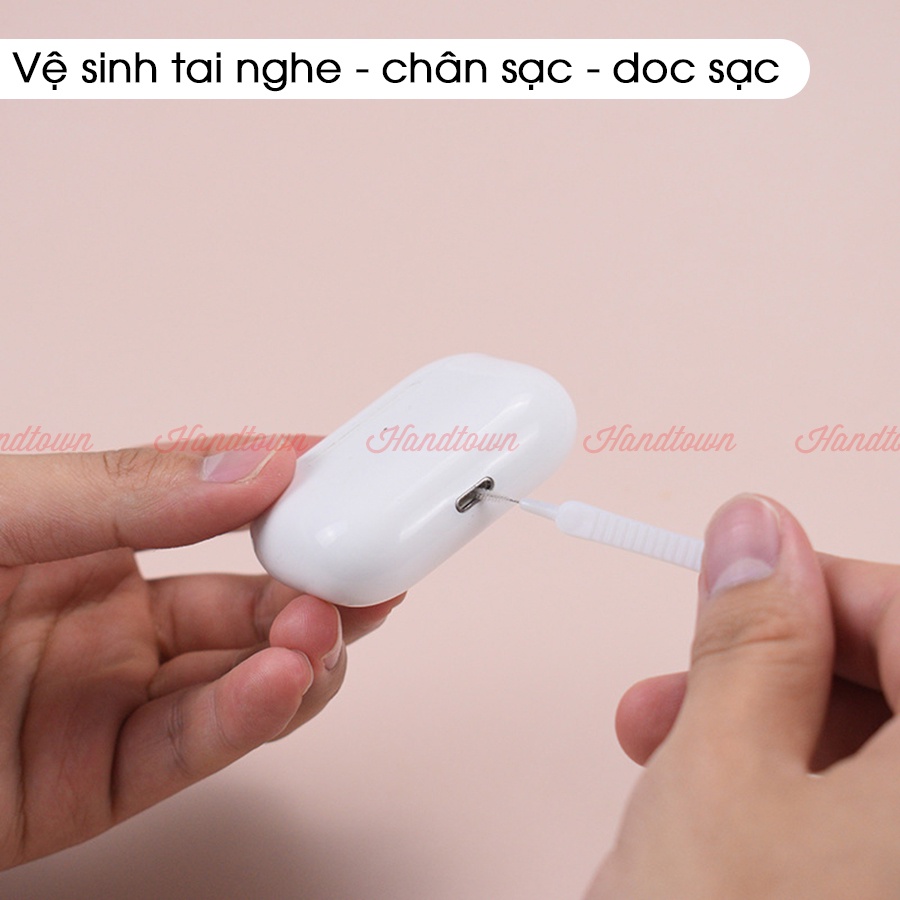 Bộ dụng cụ vệ sinh lỗ loa, chân sạc dành cho điện thoại máy tính bảng laptop tai nghe, lỗ vòi hoa sen