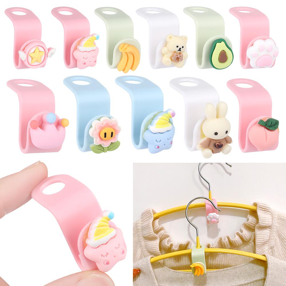 DIACHAVN Móc Treo Quần Áo Hình Chữ S Chống Trượt Tiết Kiệm Diện Tích Giá Đỡ