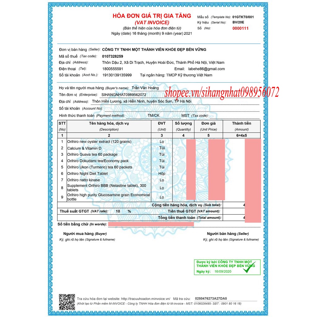 Viên uống canxi Calcium & Vitamin D gói 20 ngày Nhật Bản