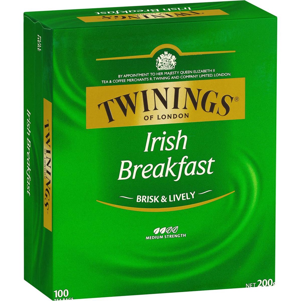 Trà Túi Lọc Twinings Of London Irish Breakfast - 100 gói