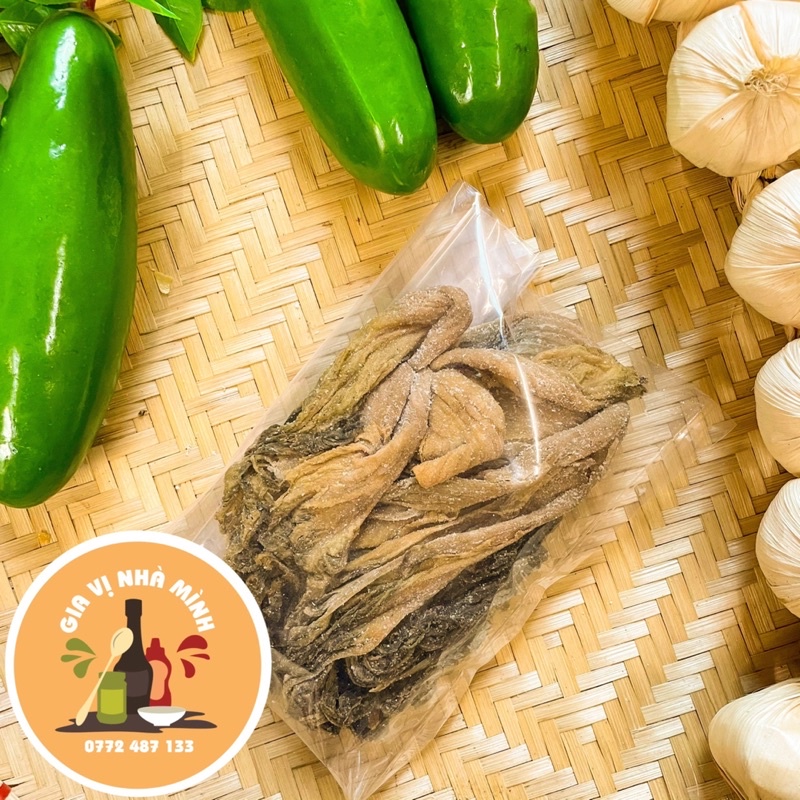 CẢI MUỐI NGUYÊN LÁ NGƯỜI HOA THÔNG DỤNG GÓI 100GR-500GR