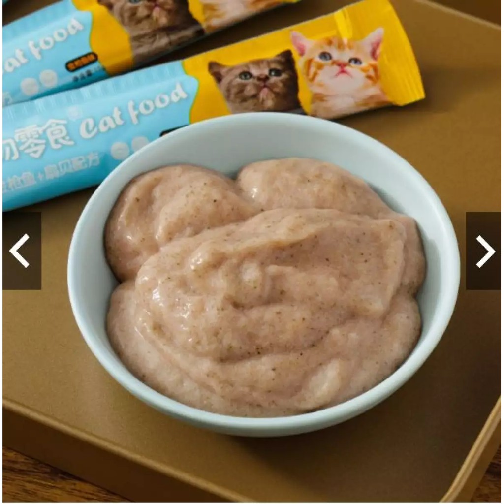 Cat food 14gr Pate súp thưởng mèo Thanh dạng Gel dinh dưỡng cho mèo chó thức ăn dạng ướt cho mèo đồ ăn vặt mèo snack
