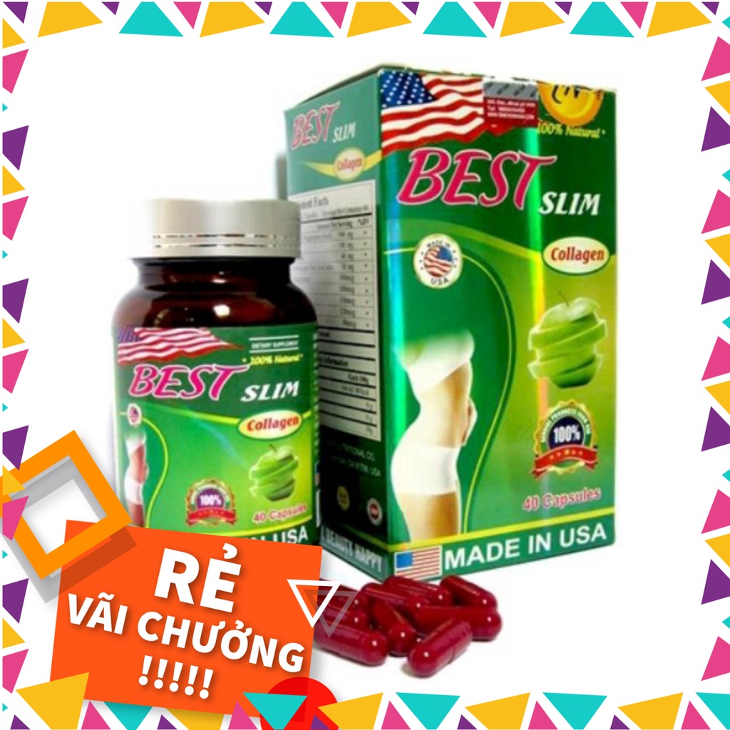 GIÁ SẬP SÀN Viên giảm cân Best slim collagen GIÁ SẬP SÀN