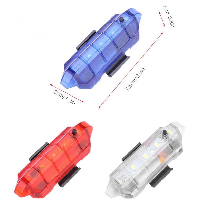 Đèn Đuôi Xe Đạp 5 Bóng Led Có Cổng Sạc Usb