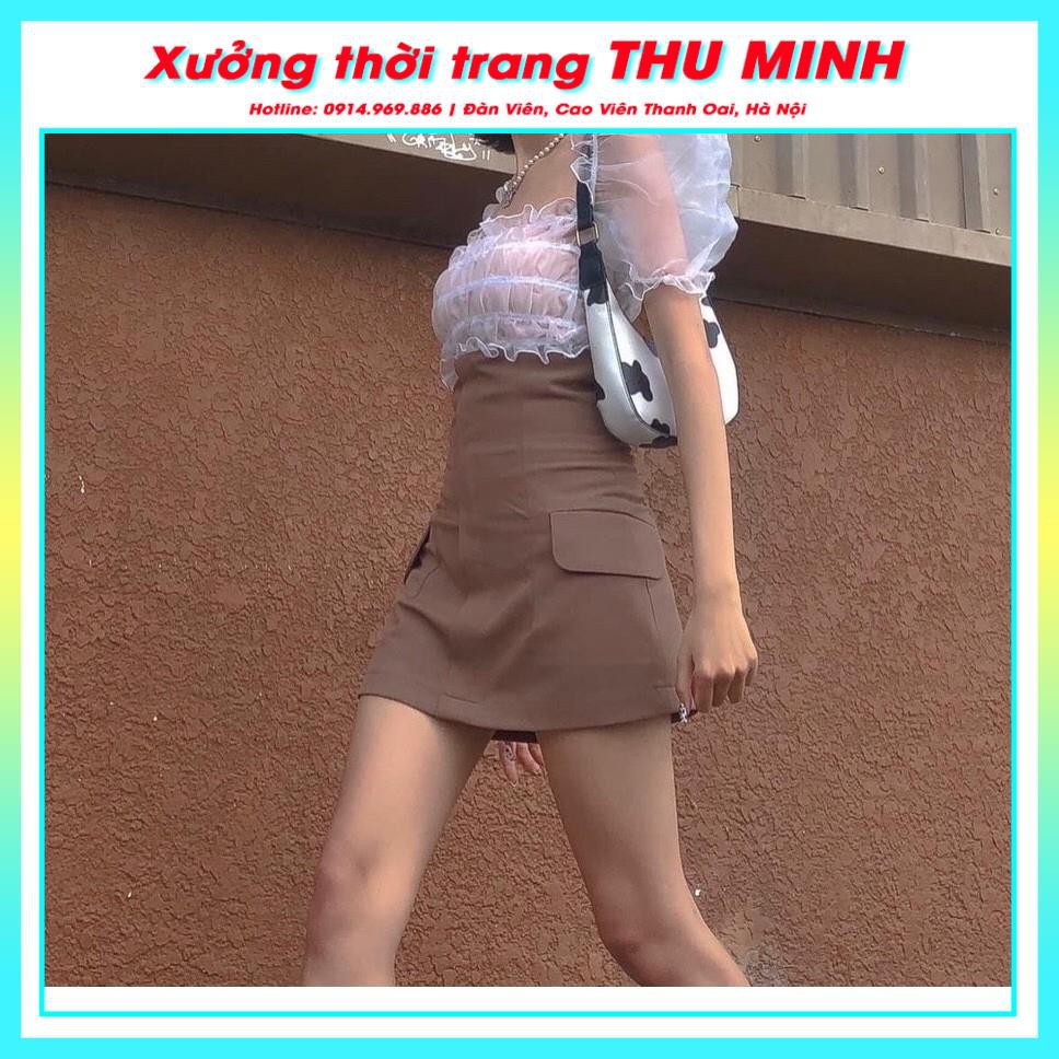 [GIÁ XƯỞNG] Chân váy cạp cao ôm eo tôn dáng có quần lót trong | BigBuy360 - bigbuy360.vn
