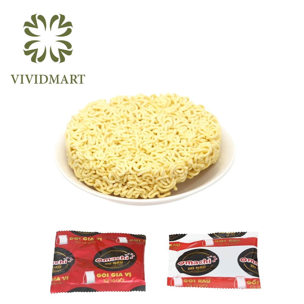 MÌ NẤU 4 PHÚT OMACHI BÒ CAY - 100gr/gói - OMACHI - MASAN