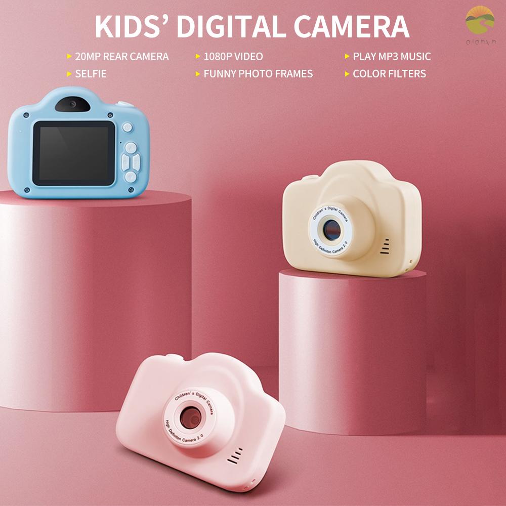 Camera kỹ thuật số 20MP IPS màn hình 2in 1080P hỗ trợ thẻ nhớ TF (Max 32GB)
 | BigBuy360 - bigbuy360.vn