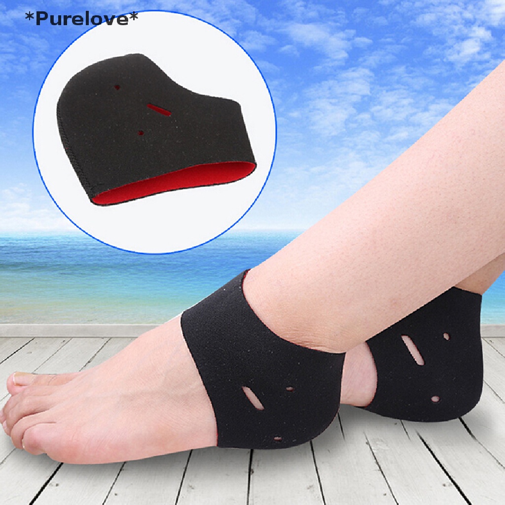 1 Cặp Vớ Vải Mềm Giữ Ẩm Chăm Sóc Gót Chân Nứt Nẻ