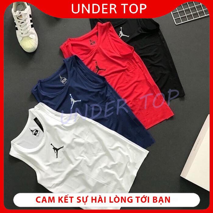 Áo thun ba lỗ thoáng mát dành cho nam, áo Tanktop sát nách thể thao chất vải co dãn mềm mịn tập gym - UNDERTOP