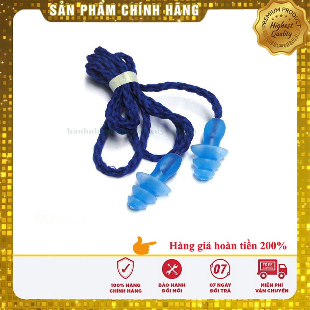 Nút Bịt Tai Chống Ồn Có Dây 3M 1290 Giảm Ồn Bảo Vệ Thính Giác