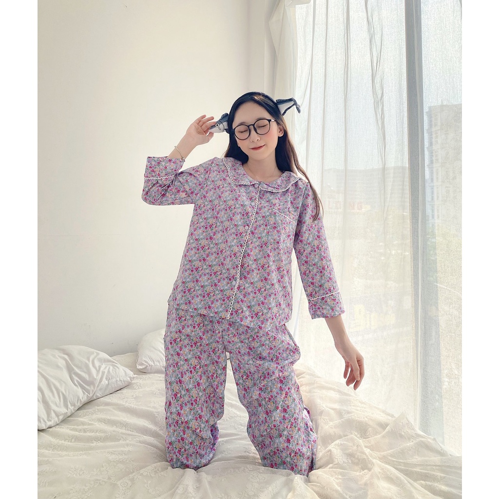 ĐỒ BỘ  𝓢𝓪𝓵𝓮 𝓼𝓸̂́𝓬[𝘼̉𝙣𝙝 𝙩𝙝𝙖̣̂𝙩 + 𝙑𝙞𝙙𝙚𝙤] vải lanh Hàn Quốc mềm mát