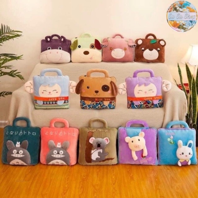 Mền xếp văn phòng có quai xách