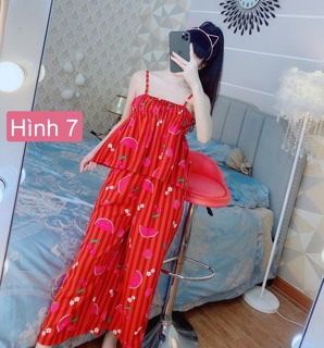 Đồ mặc nhà lửng cánh tiên lụa siêu xinh