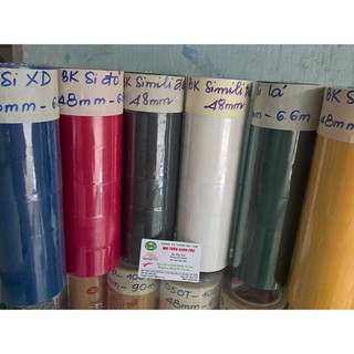 COMBO 6 CUỘN BĂNG KEO SIMILI DÁN GÁY SÁCH ( 4.8CM - 6 CUỘN / CÂY)